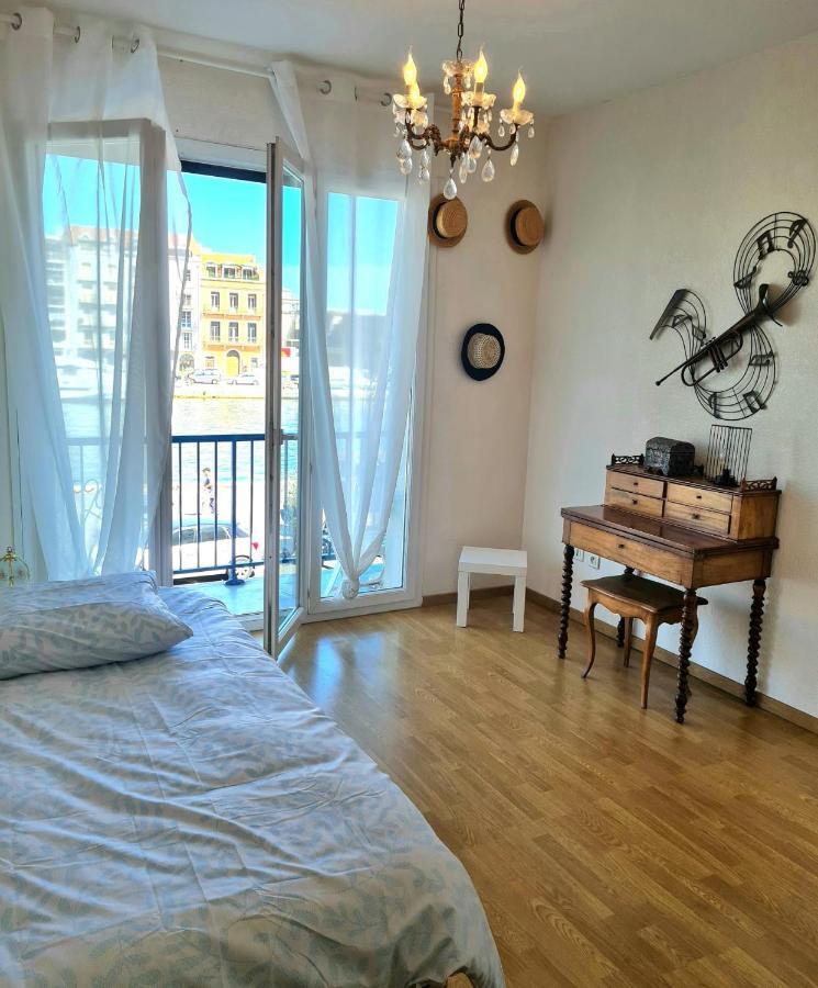 Grand Appartement 109M2 Vue Sur Quai Centre Ville,Wifi Sète Exteriör bild